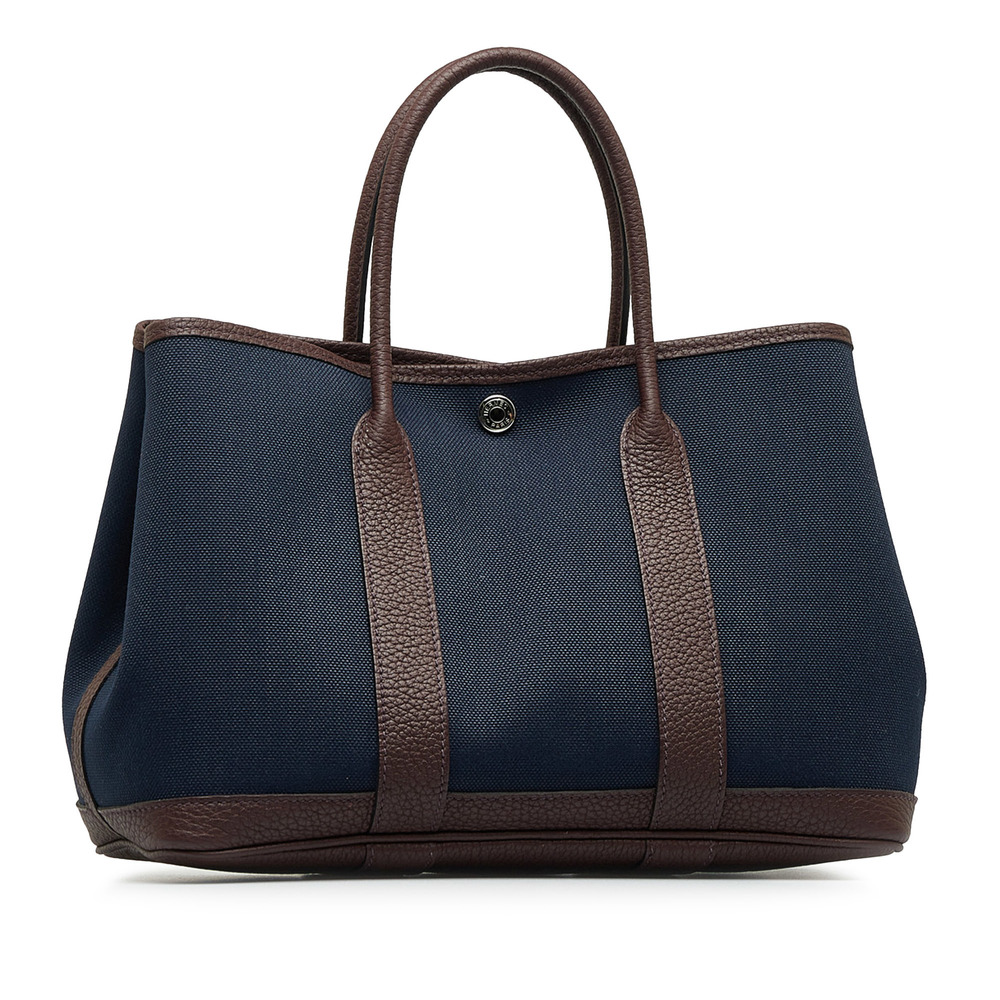 HERMES Toile Garden Party TPM Tote Bag - Picture 2 of 9